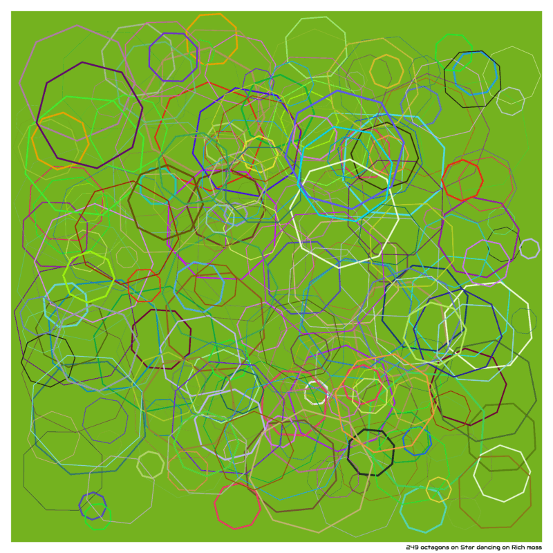 249 octagons on Star dancing on Rich moss