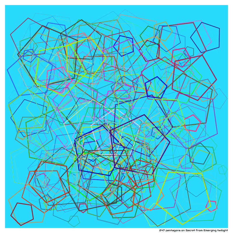 247 pentagons on Secret from Emerging twilight