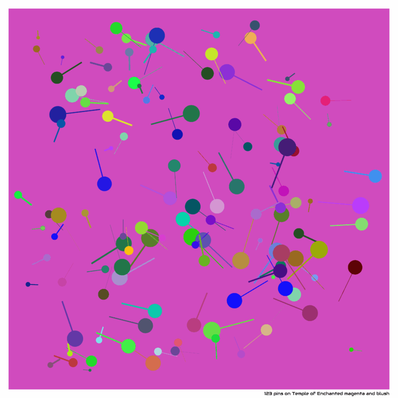 123 pins on Temple of Enchanted magenta and blush