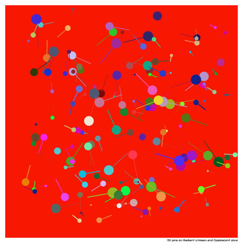 151 pins on Radiant crimson and Opalescent olive