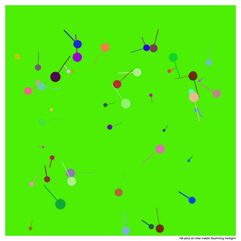48 pins on lime inside Soothing twilight