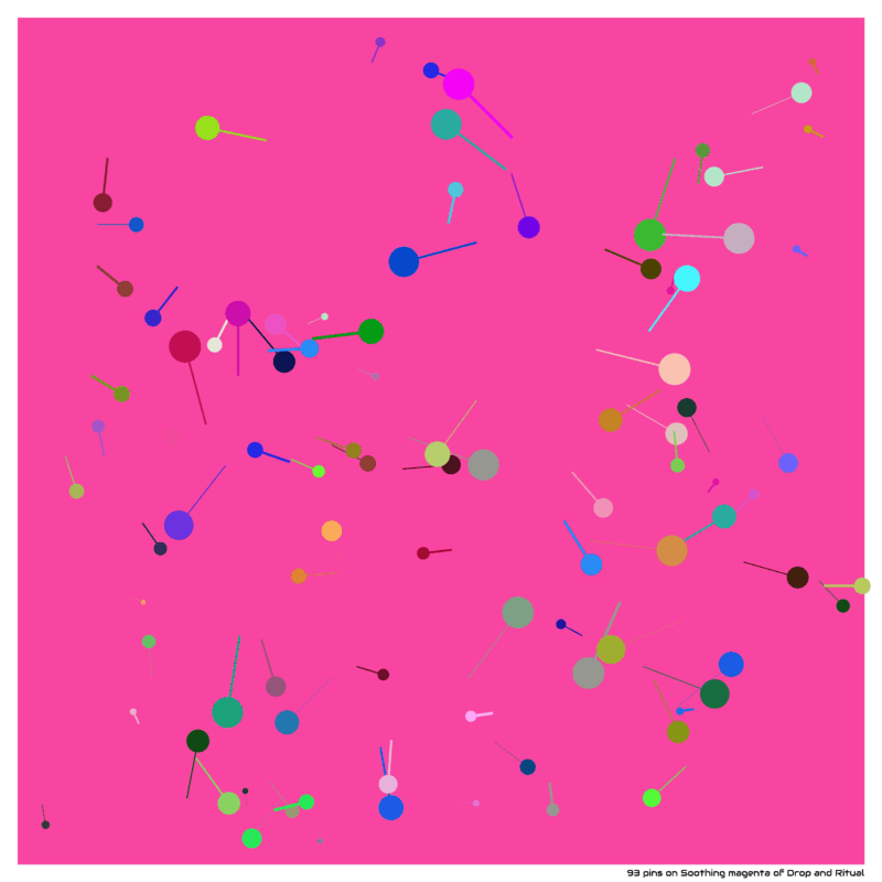 93 pins on Soothing magenta of Drop and Ritual