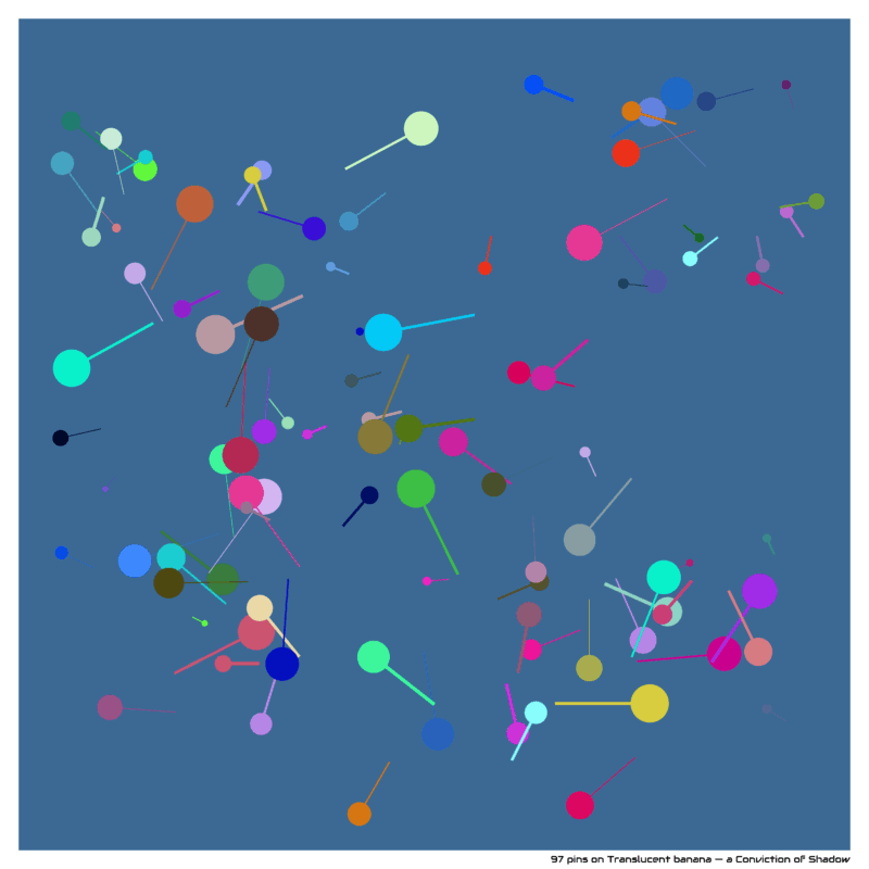 97 pins on Translucent banana — a Conviction of Shadow