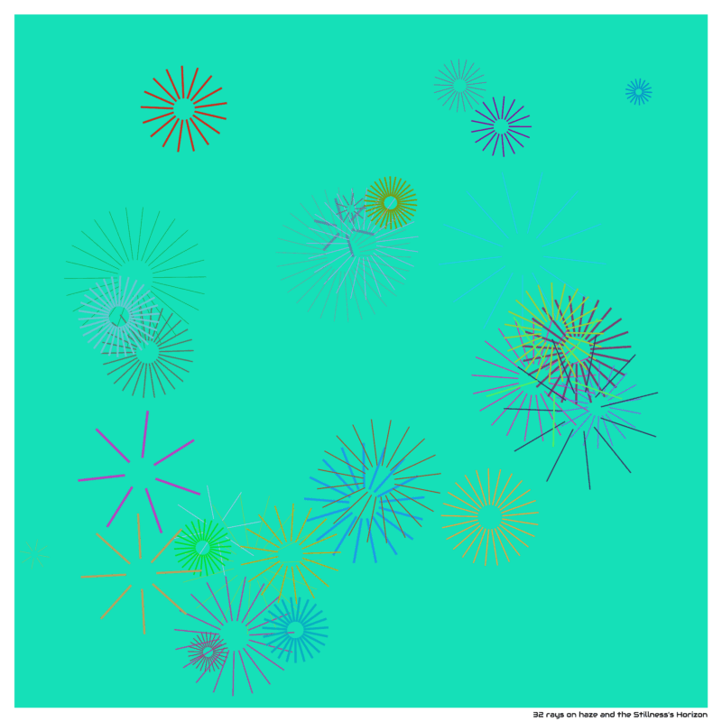 32 rays on haze and the Stillness’s Horizon