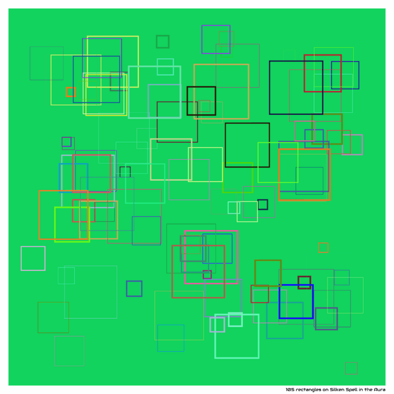 105 rectangles on Silken Spell in the Aura