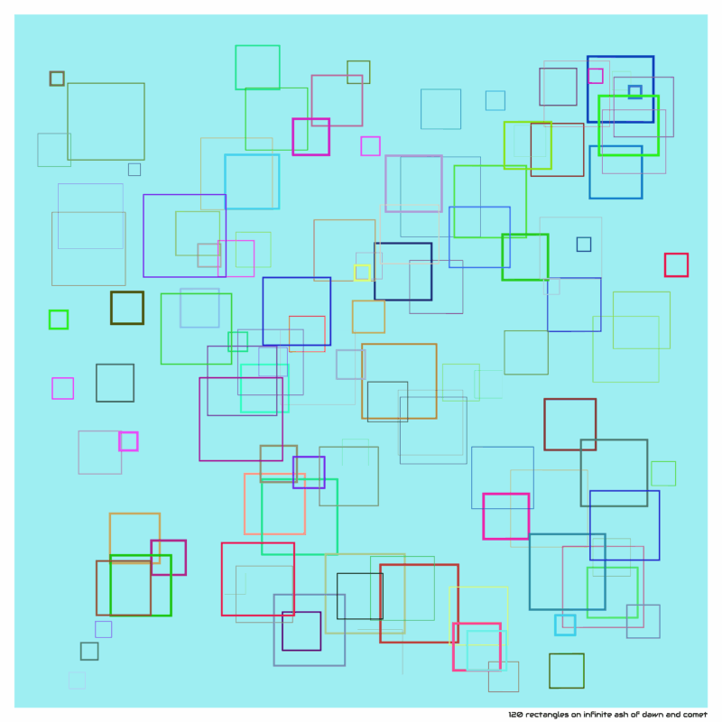 120 rectangles on infinite ash of dawn and comet