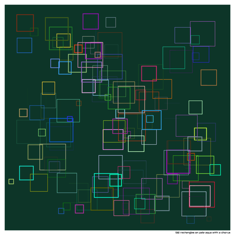 132 rectangles on pale aqua with a chorus
