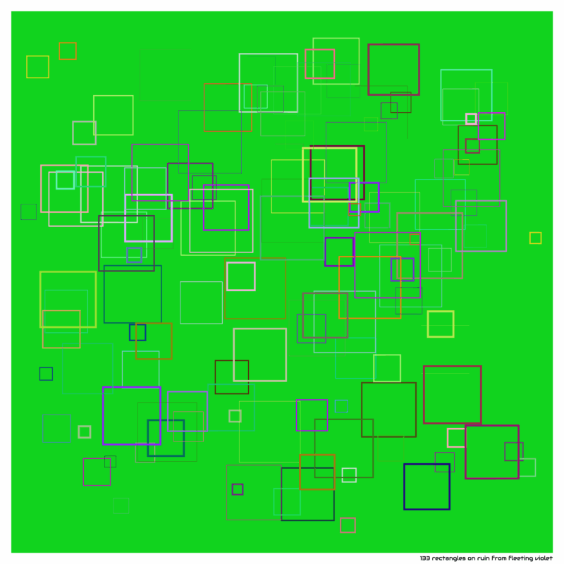 133 rectangles on ruin from fleeting violet