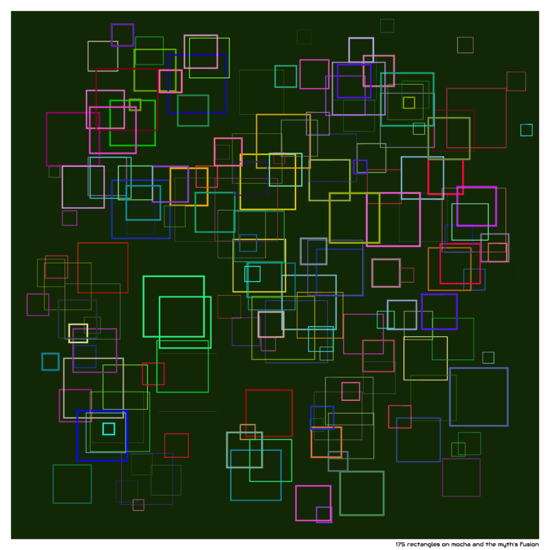 175 rectangles on mocha and the myth’s fusion