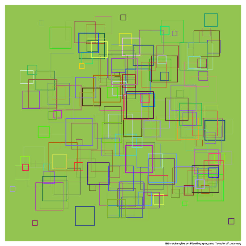 183 rectangles on Fleeting gray and Temple of Journey