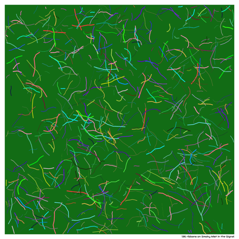 136 ribbons on Smoky Mist in the Signal