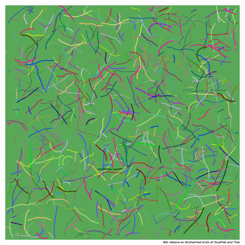 165 ribbons on Enchanted brick of Dustfall and Tide