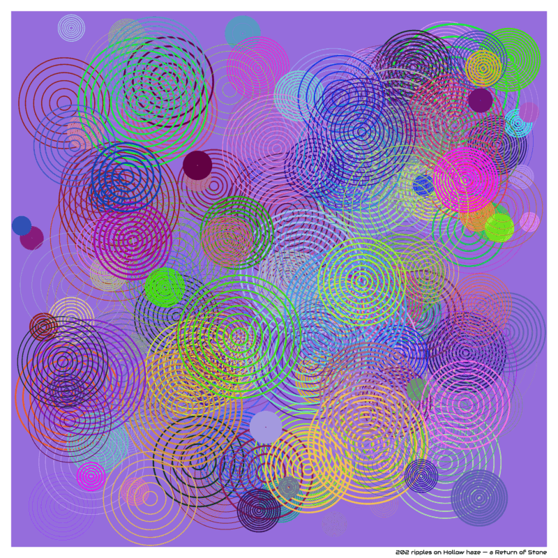 202 ripples on Hollow haze — a Return of Stone