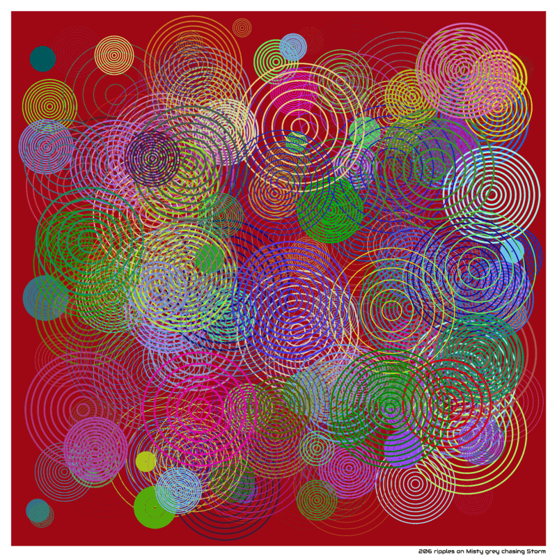 206 ripples on Misty grey chasing Storm
