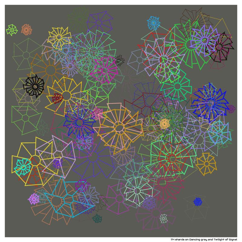 114 shards on Dancing gray and Twilight of Signal