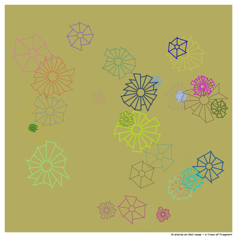 31 shards on Rich moss — a Trace of Fragment