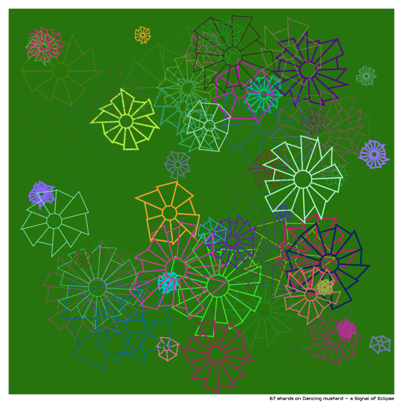 67 shards on Dancing mustard — a Signal of Eclipse