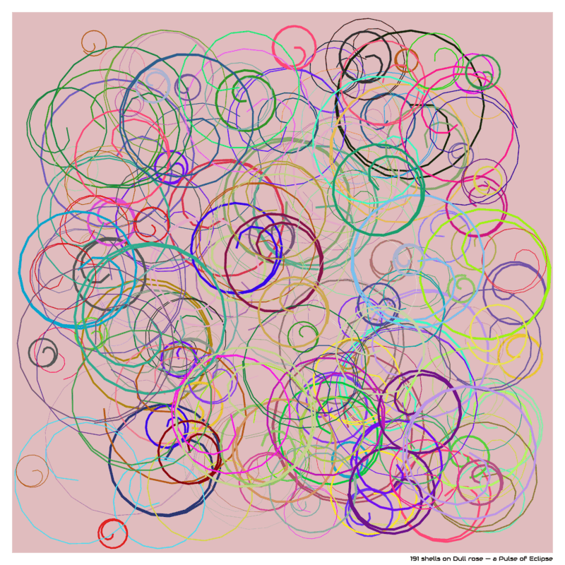 191 shells on Dull rose — a Pulse of Eclipse