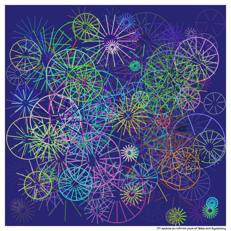 177 spokes on Infinite plum of Bliss and Symphony