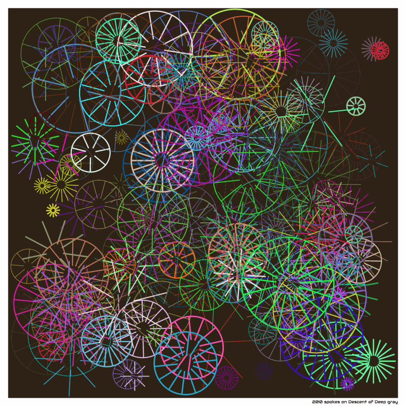 200 spokes on Descent of Deep gray