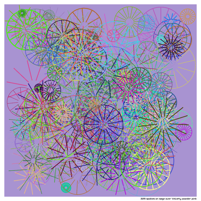 229 spokes on sage over Velvety powder pink