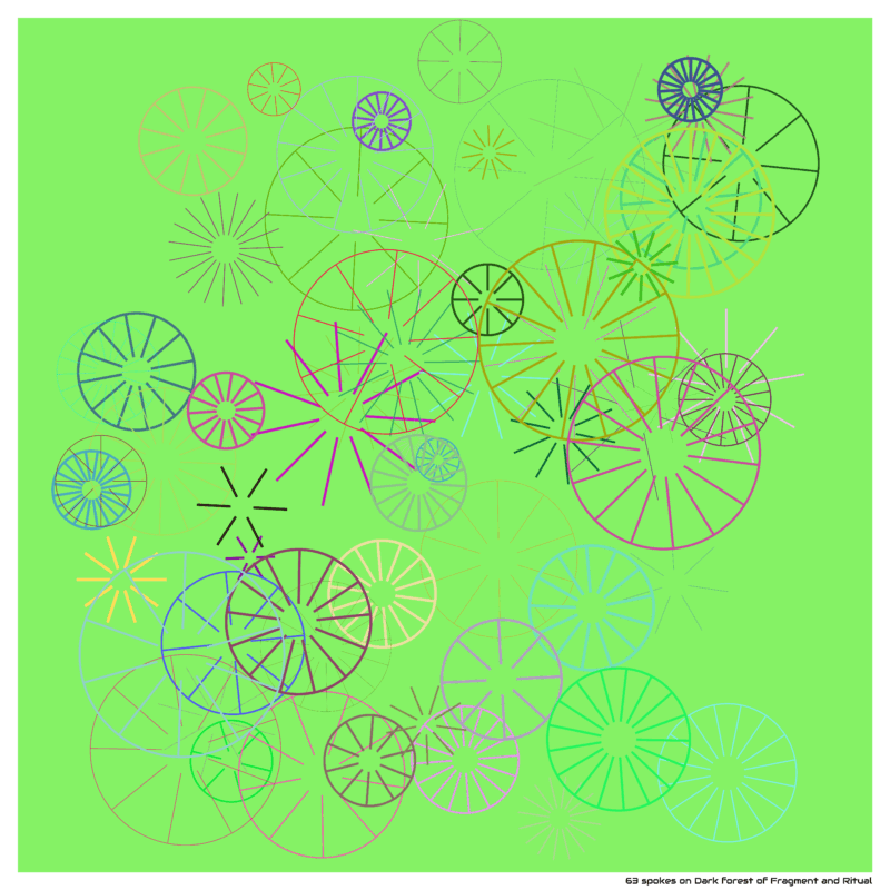 63 spokes on Dark forest of Fragment and Ritual