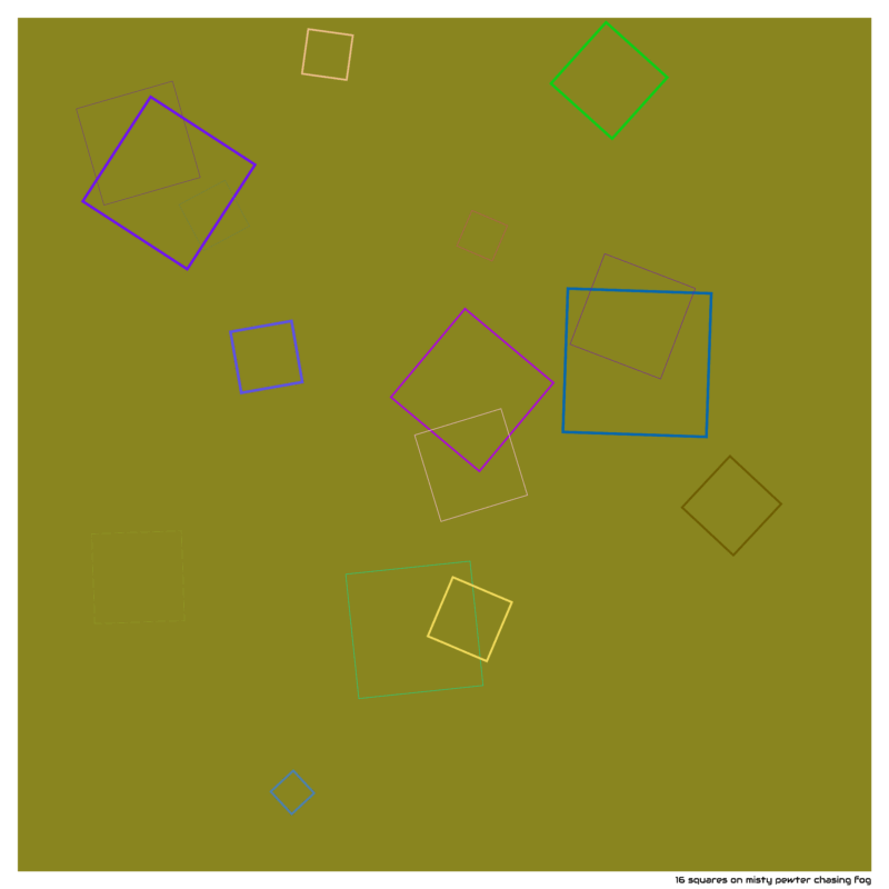 16 squares on misty pewter chasing fog