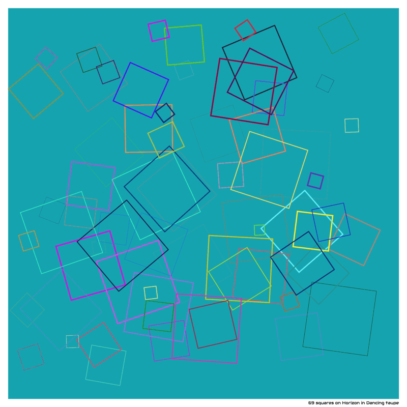 69 squares on Horizon in Dancing taupe