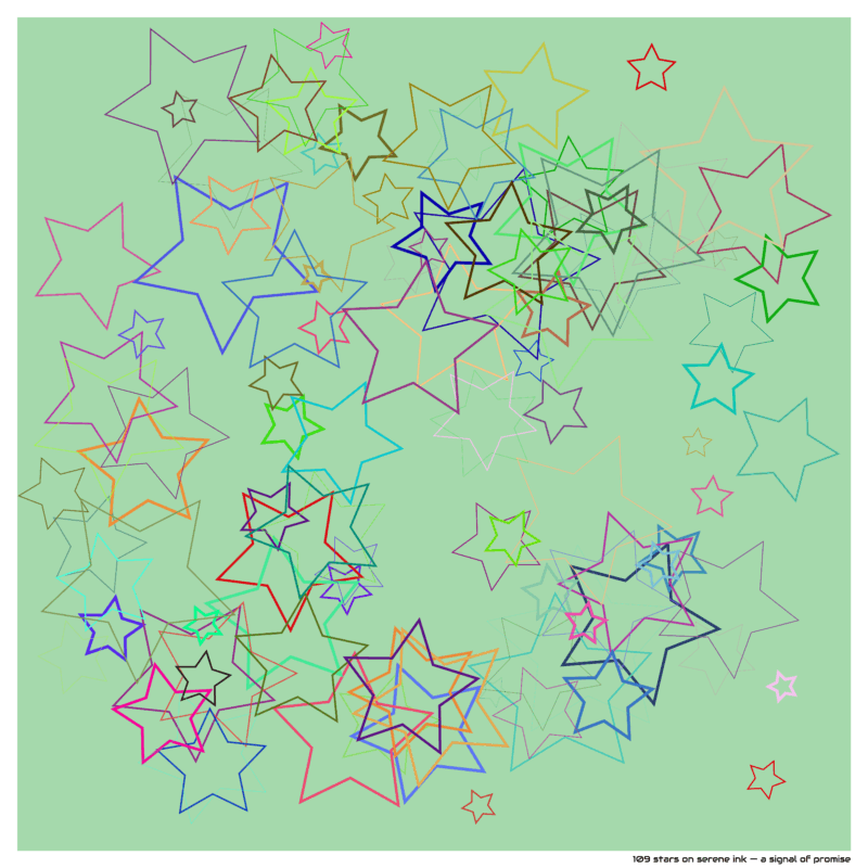 109 stars on serene ink — a signal of promise