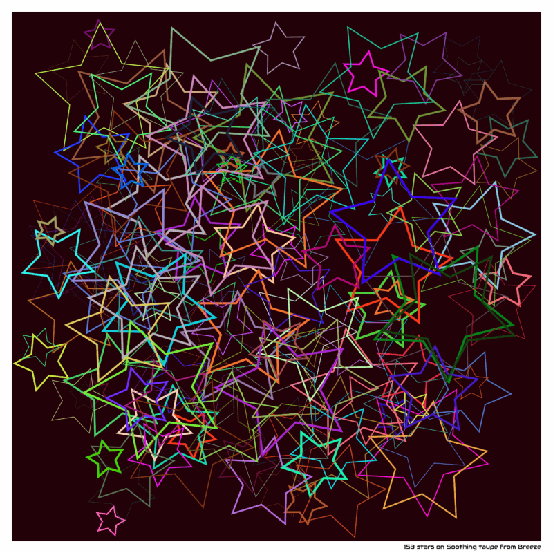 153 stars on Soothing taupe from Breeze