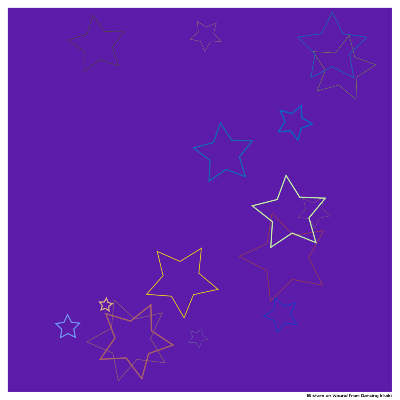 16 stars on Wound from Dancing khaki
