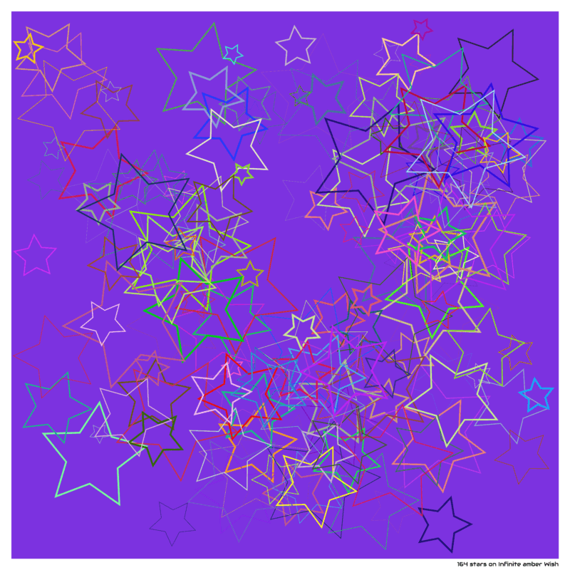 164 stars on Infinite amber Wish