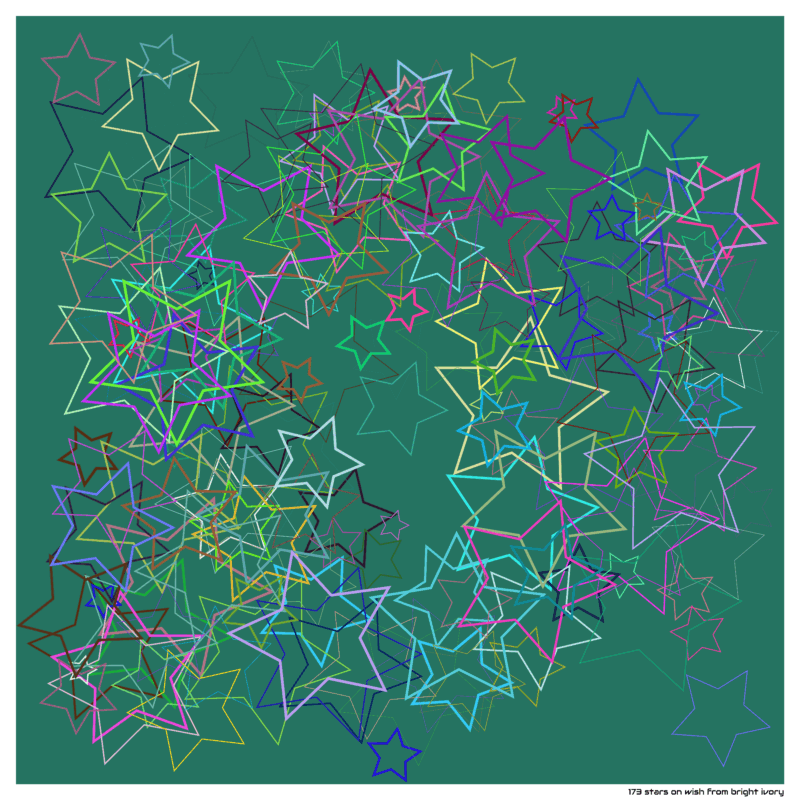 173 stars on wish from bright ivory