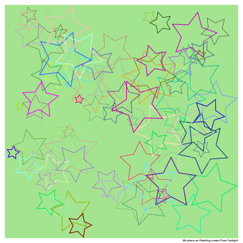 95 stars on Fleeting cream from Twilight