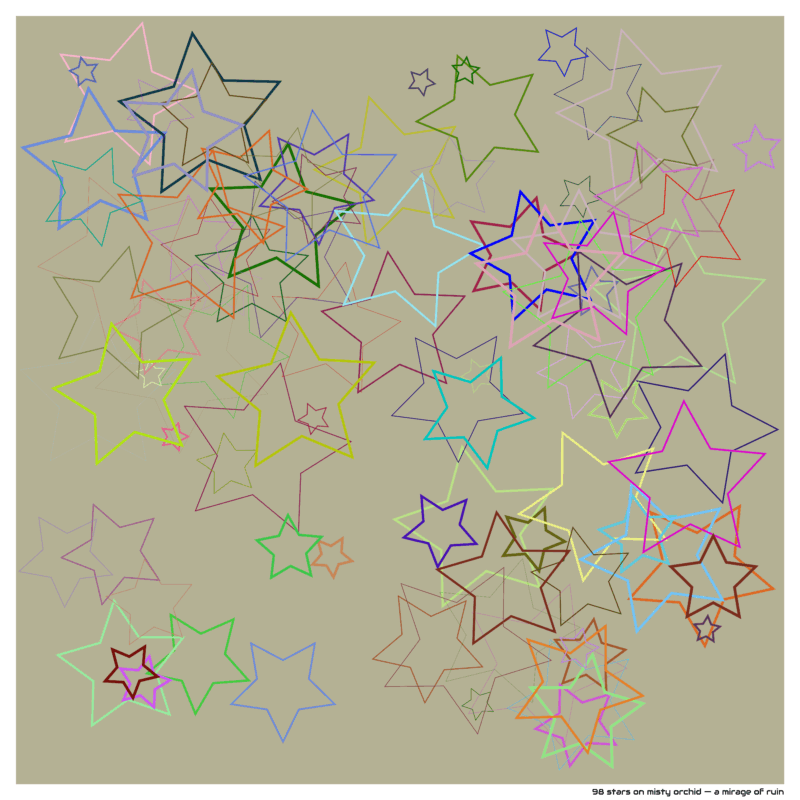 98 stars on misty orchid — a mirage of ruin