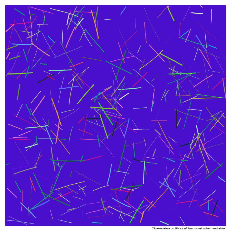 76 swooshes on Shore of Nocturnal cobalt and silver