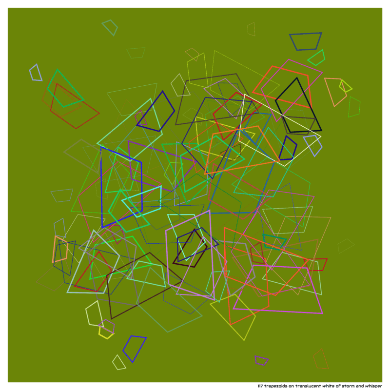 117 trapezoids on translucent white of storm and whisper