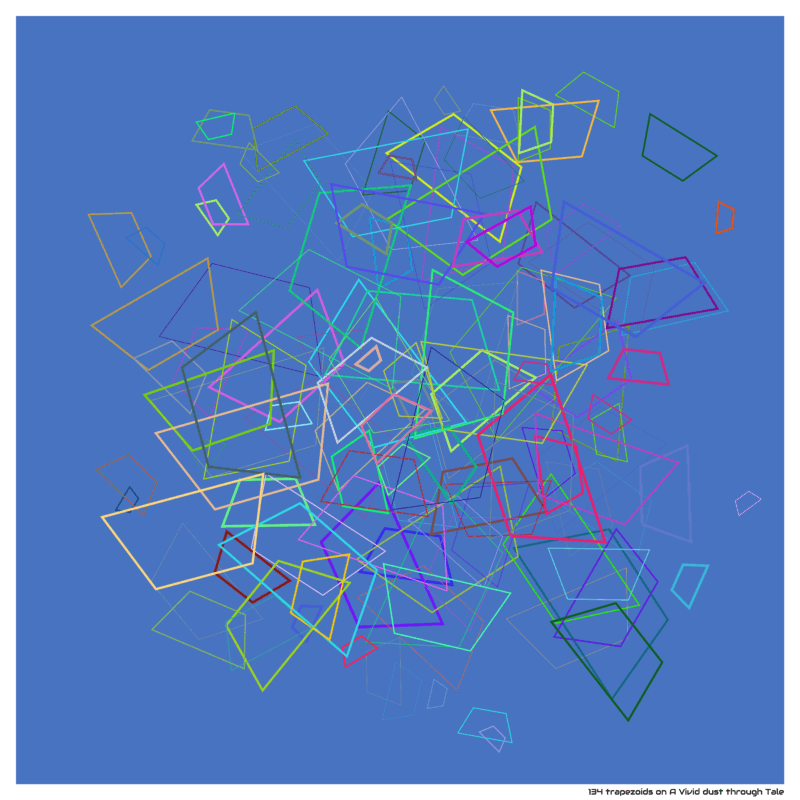 134 trapezoids on A Vivid dust through Tale