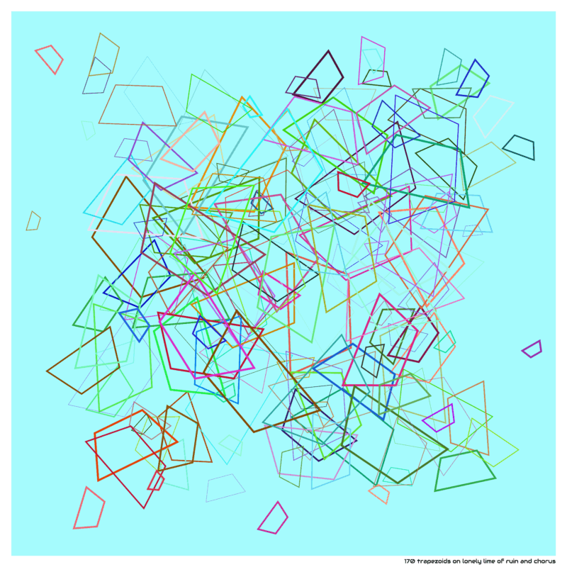 170 trapezoids on lonely lime of ruin and chorus