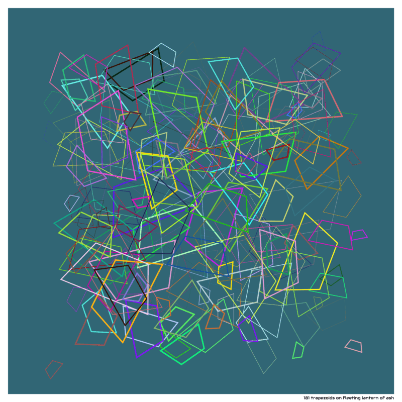 181 trapezoids on fleeting lantern of ash