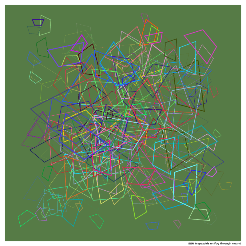 226 trapezoids on fog through wound
