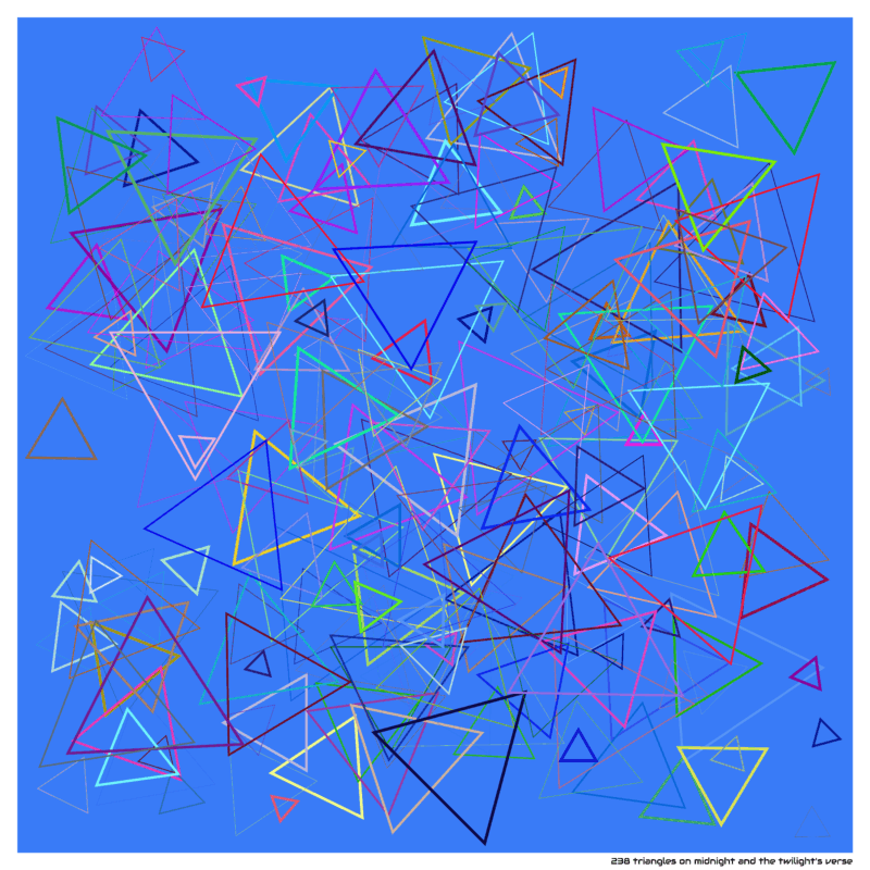 238 triangles on midnight and the twilight’s verse