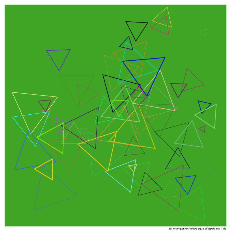 57 triangles on Veiled aqua of Spell and Tide