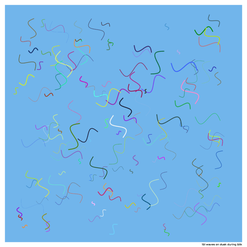 151 waves on dusk during Silk