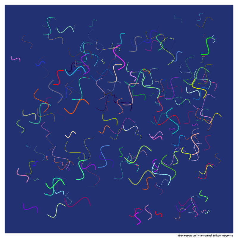 190 waves on Phantom of Silken magenta