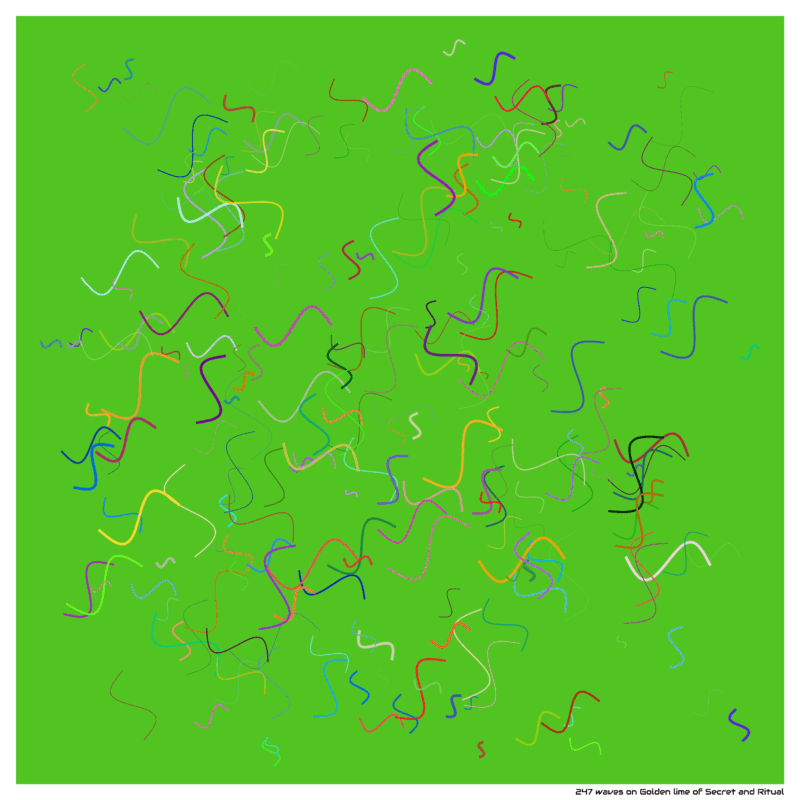 247 waves on Golden lime of Secret and Ritual