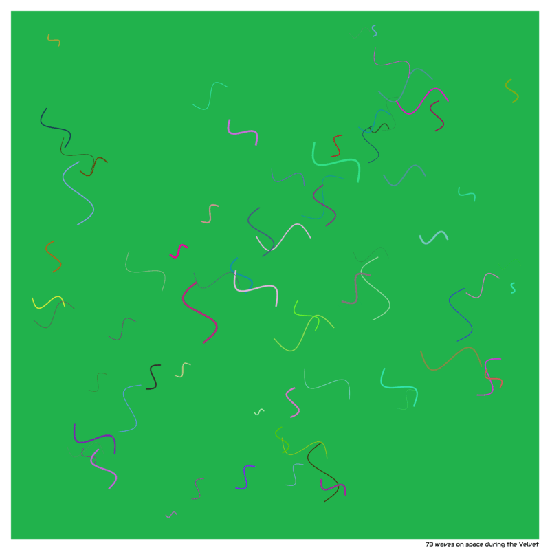 73 waves on space during the Velvet