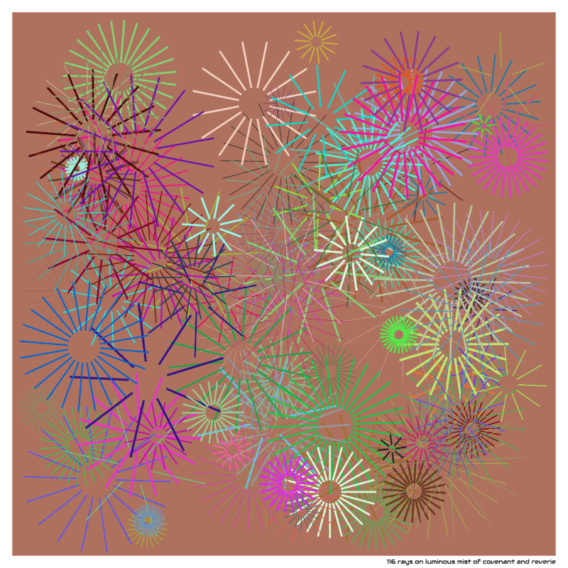 116 rays on luminous mist of covenant and reverie