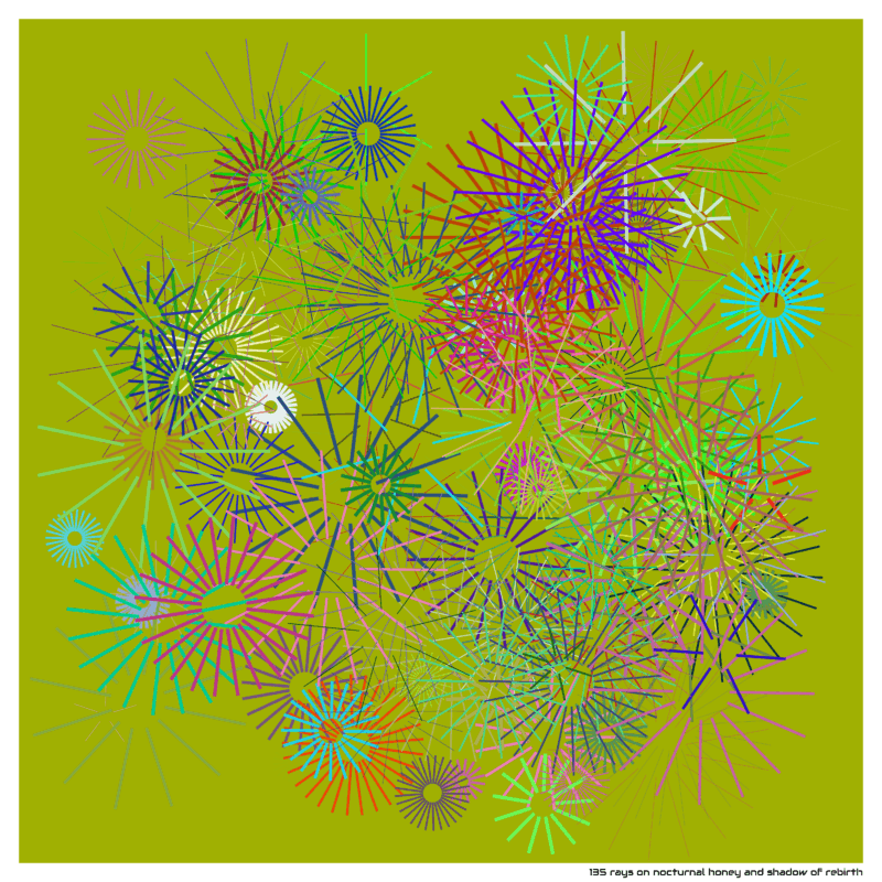 135 rays on nocturnal honey and shadow of rebirth