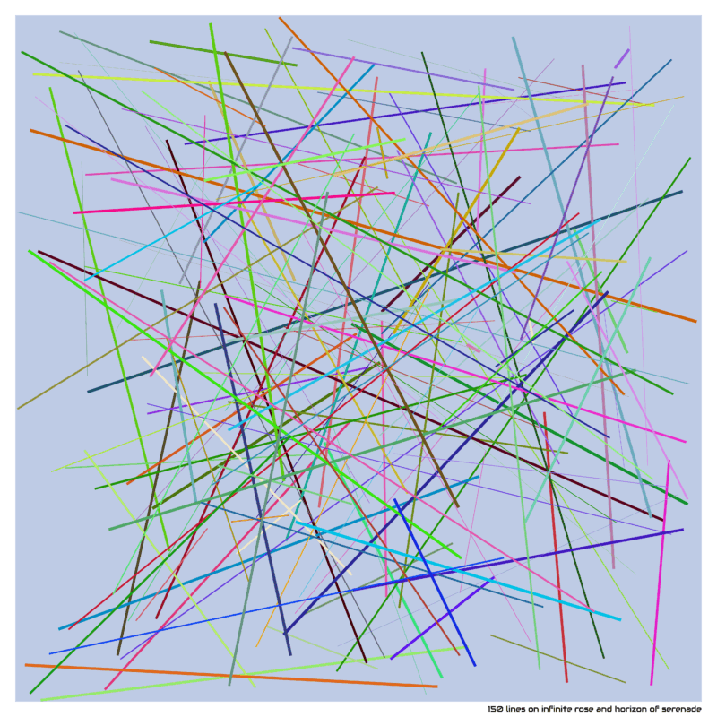 150 lines on infinite rose and horizon of serenade